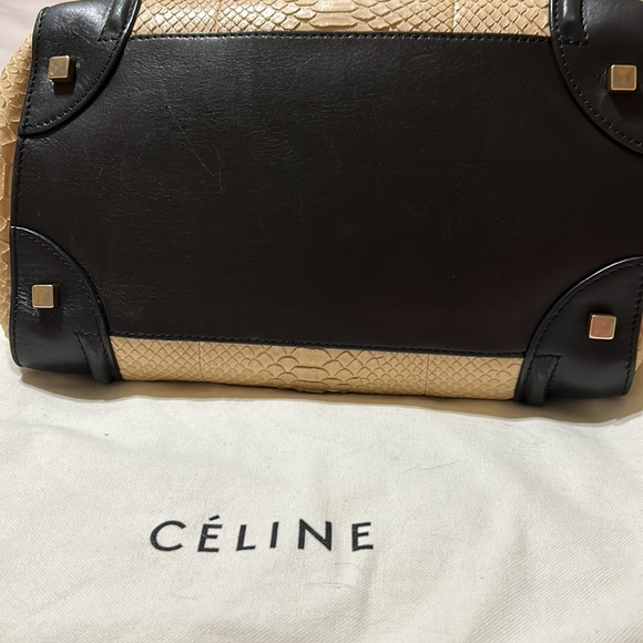 Celine python large Tote - Picture 7 of 9